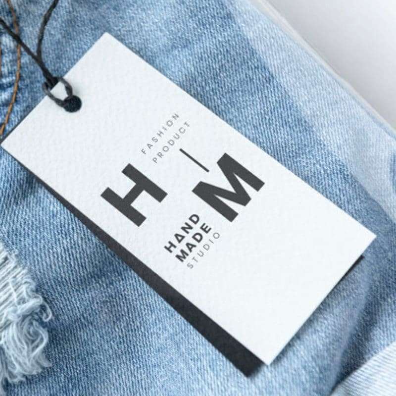 Custom Logo Design Clothing Hang Tages Clothes Tagger Labels Gift